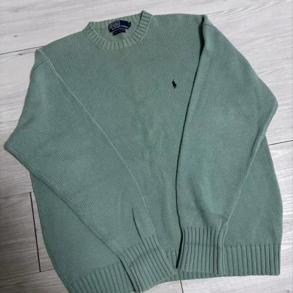 [BUNJANG] Polo Ralph Lauren Pistachio Knit XL / [정품] 피스타치오 폴로 니트 XL