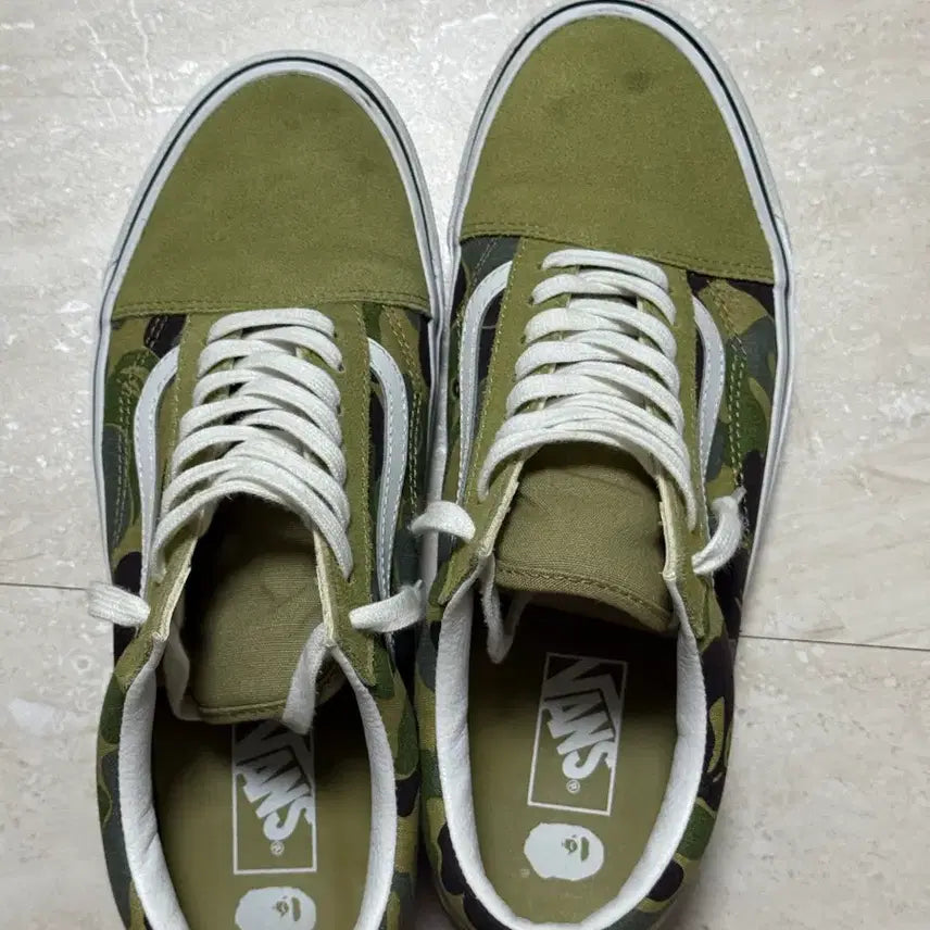 [BUNJANG] Vans x Bape Collaboration Sneakers / 반스 베이프 콜라보