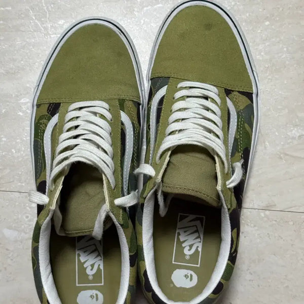 [BUNJANG] Vans x Bape Collaboration Sneakers / 반스 베이프 콜라보
