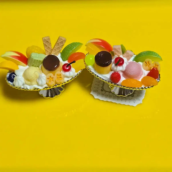 [BUNJANG] Pudding A La Mode Strawberry Pudding A La Mode Gacha Set / 푸딩 아라모드  딸기 푸딩 아라모드 가챠 2개 일괄