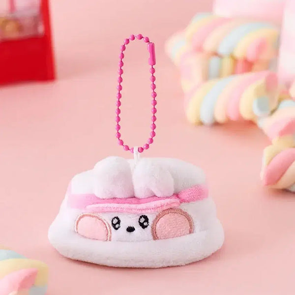 [BUNJANG] Line Friends Mini Friends Cony Hat Plush Keychain / 라인프렌즈 미니니 코니니 모자 인형 키링