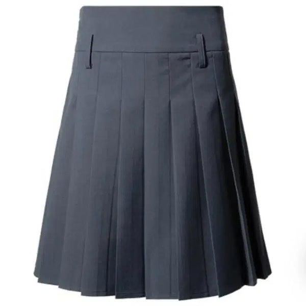 [BUNJANG] Old Laundry A-Line Pleated Skirt (Gray) / Old laundry 에이라인 플리츠 스커트