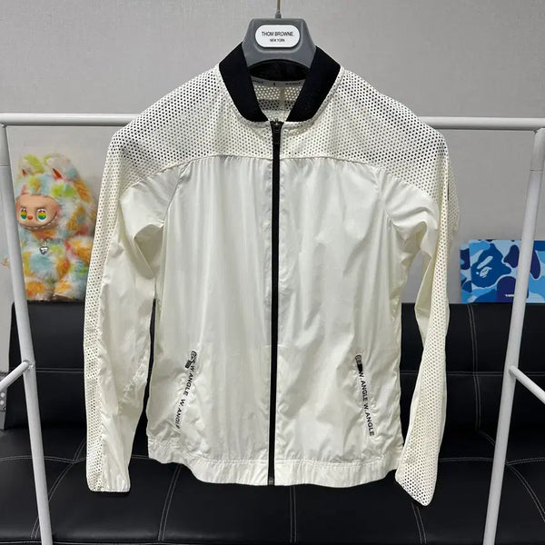 [BUNJANG] Waide Angle White Mesh Windbreaker (Size 90) / (사이즈90)와이드앵글-화이트 메쉬 바람막이