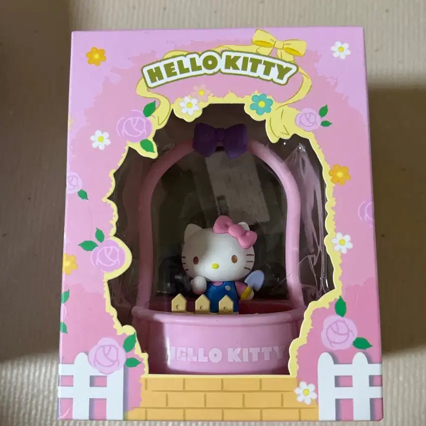 [BUNJANG] Hello Kitty Garden Figure Pot Growing Kit / 새상품)헬로키티 가든피규어 화분키우기
