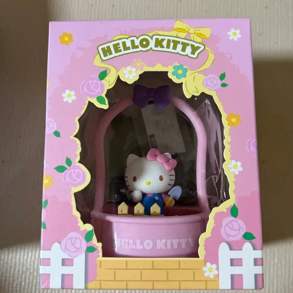 [BUNJANG] Hello Kitty Garden Figure Pot Growing Kit / 새상품)헬로키티 가든피규어 화분키우기