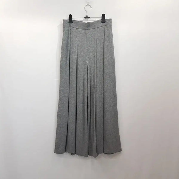 [BUNJANG] Uniqlo Banding Pintuck Span Wide Pants Women's M / R706 유니클로 밴딩 핀턱 주름 스판 통 와이드 바지 여M