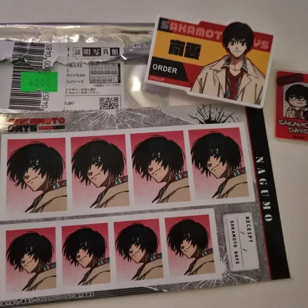 [BUNJANG] Sakamoto Days Nagumo Photo Set Bundle / 사카모토 데이즈 나구모 증명사진, 명함, 지로리 일괄