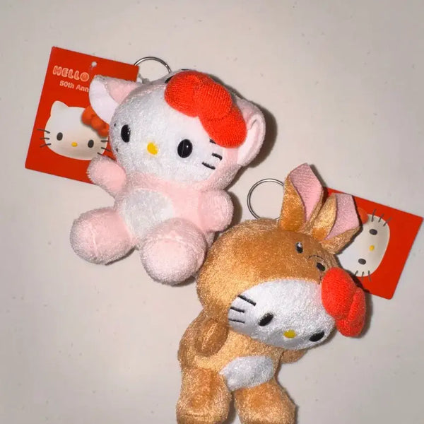 [BUNJANG] Hello Kitty Australia Exclusive Koala Kangaroo Doll Keyring Bundle Set / 헬로키티 호주 한정 코알라 캥거루 인형 키링 일괄