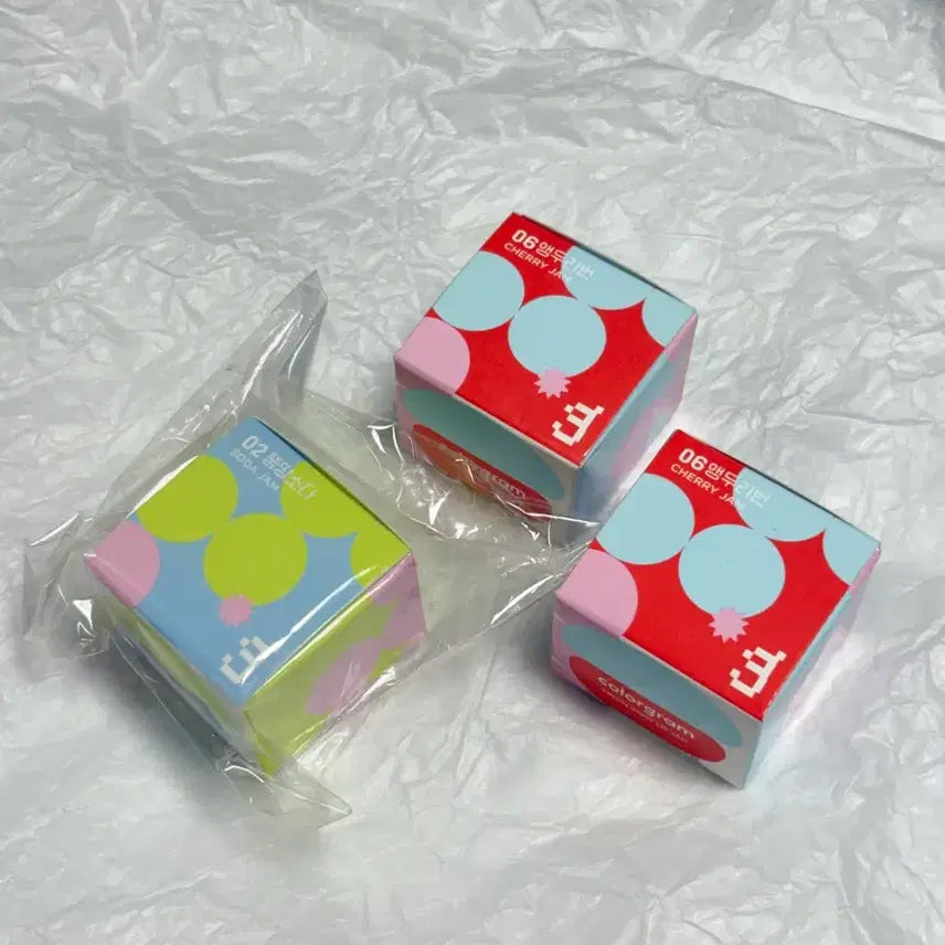 [BUNJANG] Colorgram Tintori Jam Lip Balm Tint (Sealed) / [미개봉] 컬러그램 틴토리 잼 앵두리번 뚱땅소다 립밤 틴트