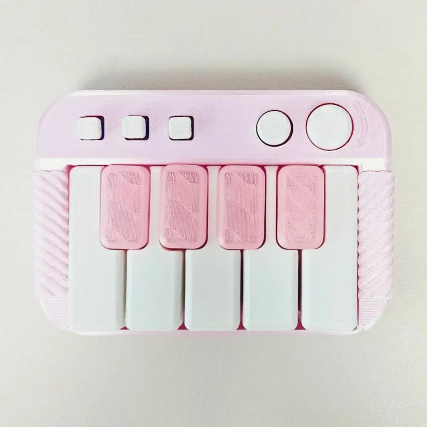 [BUNJANG] Piano Clicker Keycap Keyring / 피아노 클리커 키캡 키링 클릭커