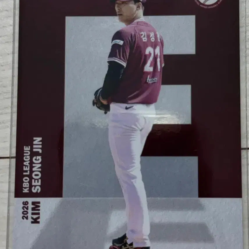 [BUNJANG] Kiwoom Heroes Kim Sung-jin 2026 KBO Alphabet Card / 2026 kbo 키움 히어로즈 김성진 알파벳 카드