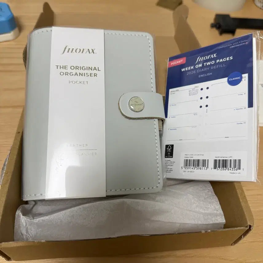 [BUNJANG] Filofax Original A7 Pocket Stone Planner / 파일로팩스 오리지널 A7 포켓 스톤 양도