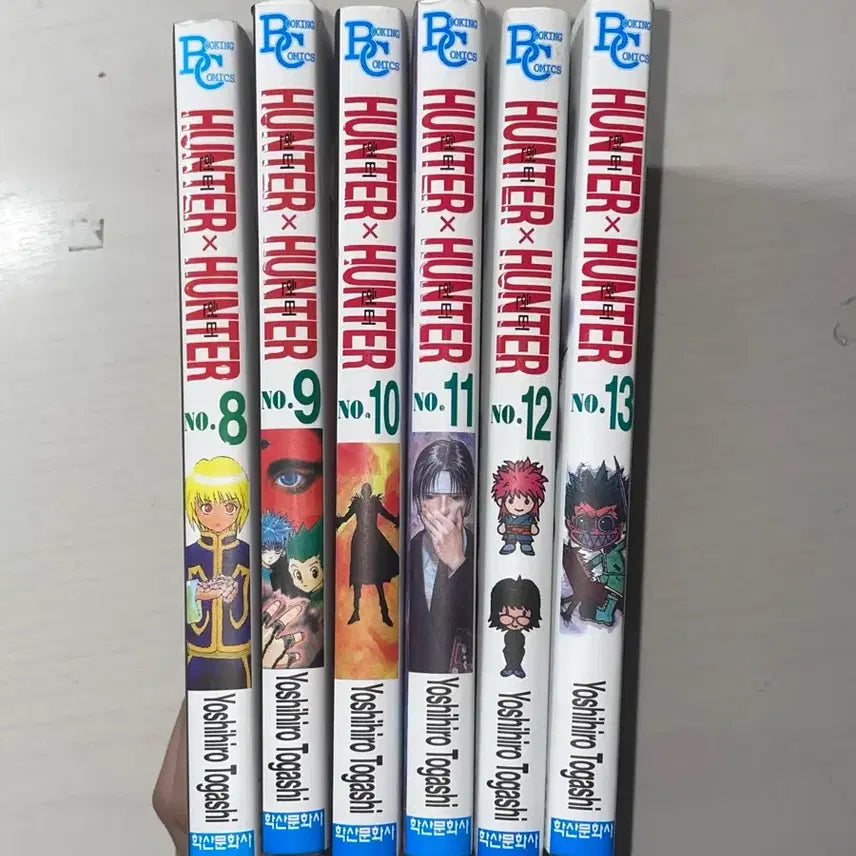 [BUNJANG] Hunter x Hunter Manga Volumes 8-13 Set / 헌터X헌터 만화책 8~13권 세트 [요크신]