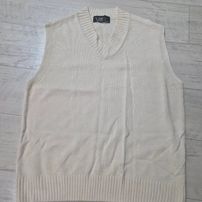[BUNJANG] Johnny West Knit Vest L Ivory / 자니웨스트 니트베스트 L 아이보리
