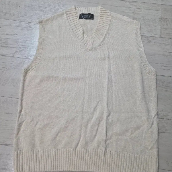 [BUNJANG] Johnny West Knit Vest L Ivory / 자니웨스트 니트베스트 L 아이보리