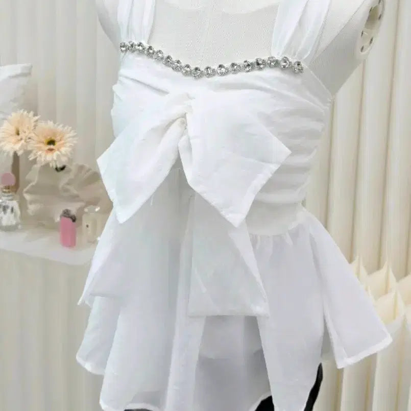 [BUNJANG] Imported Clothing Cubic Chiffon Sleeveless Top / 수입의류 큐빅쉬폰나시(텍새상품)양산형 데이트룩
