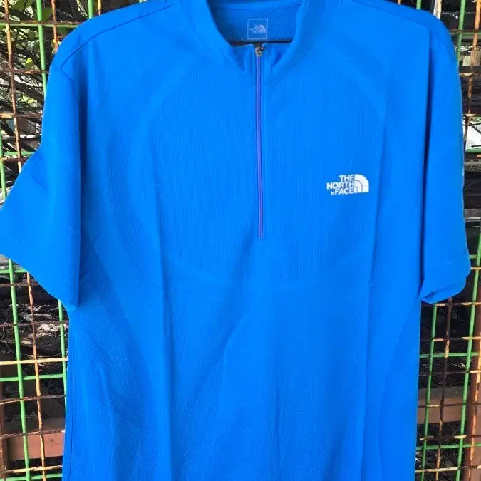 [BUNJANG] The North Face Men's Short Sleeve T-Shirt Blue / 노스페이스 반팔 티셔츠 블루