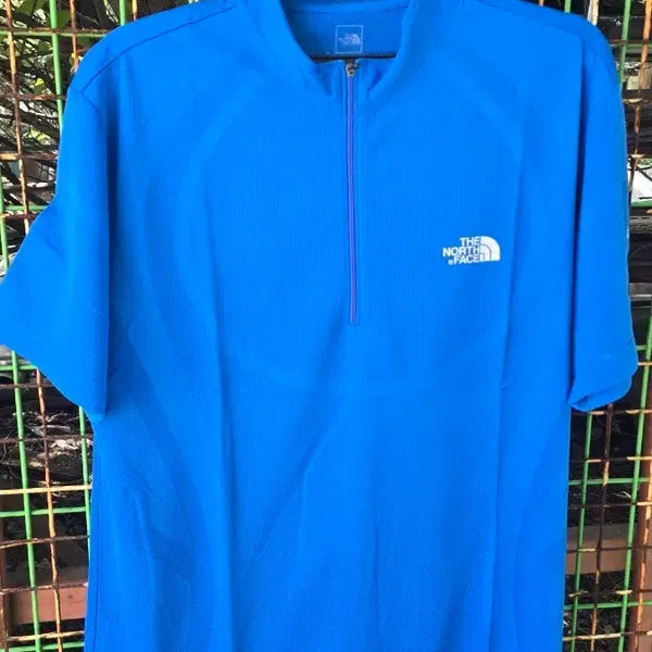 [BUNJANG] The North Face Men's Short Sleeve T-Shirt Blue / 노스페이스 반팔 티셔츠 블루