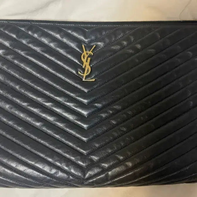 [BUNJANG] Saint Laurent Matelassé Large Clutch / 입생로랑 클러치 라지 정품