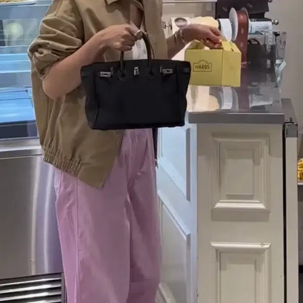 [BUNJANG] Derlom Jane Bag 25 Black Tote Bag / 더름 제인백 25 블랙