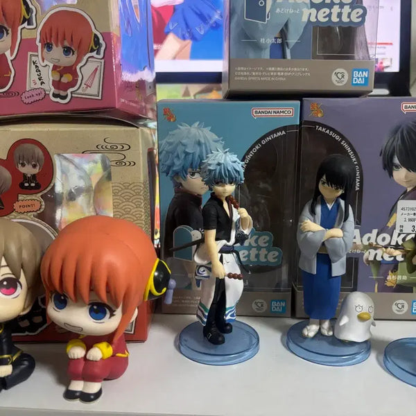 [BUNJANG] Gintama Look Up Okita Kagura Gintoki Katsura Takasugi Figure Set / 은혼 룩업 아도케네 소고 카구라 긴토키 카츠라 타카스기