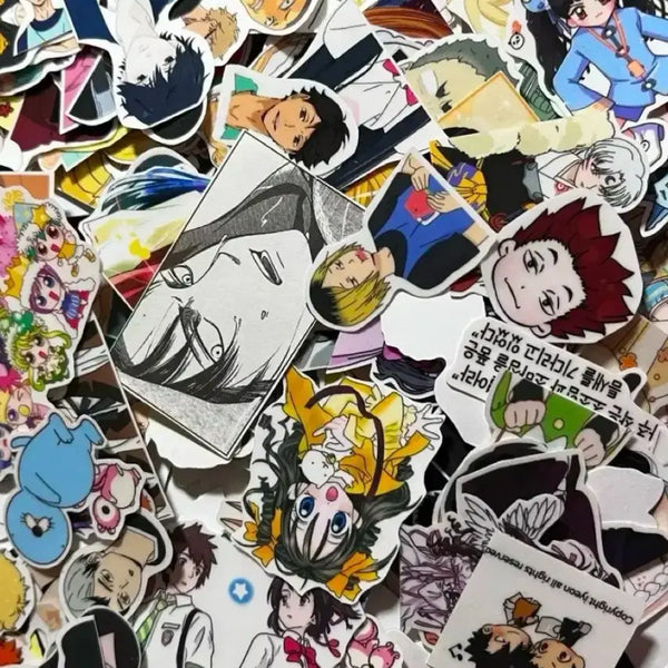 [BUNJANG] Anime Random Cut Die-cut Stickers (120 pcs) / 애니 랜덤인컷 120컷