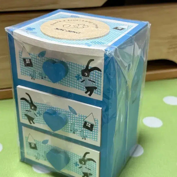 [BUNJANG] Vintage Multi-Purpose Drawer Organizer - New & Unsealed / 고전 고전문구 다용도 서랍장 생활용품 정리 미개봉 새상품