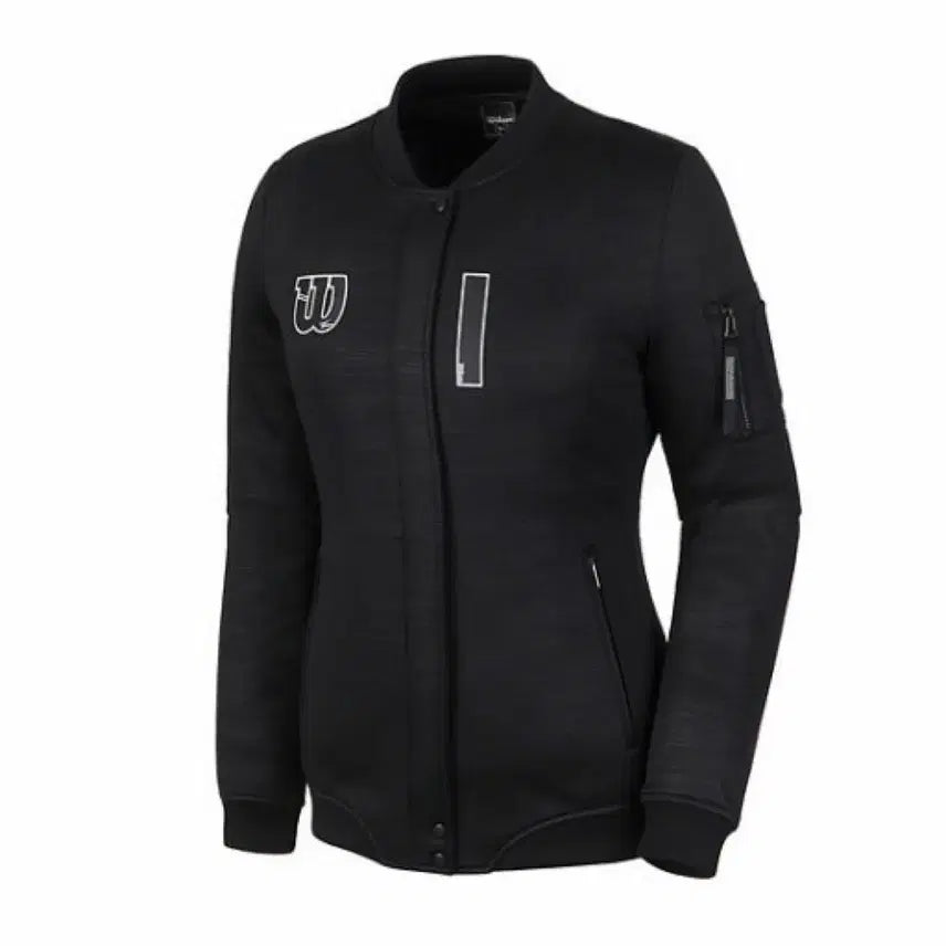 [BUNJANG] Wilson Black Stadium Bomber Jacket Size 105 / 윌슨 블랙 스타디움 항공자켓 105사이즈-남녀공용