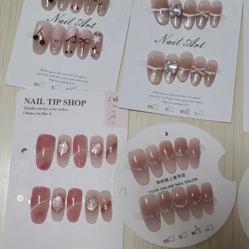 [BUNJANG] Handmade Nail Tips - Size M / 수제네일팁 m사이즈