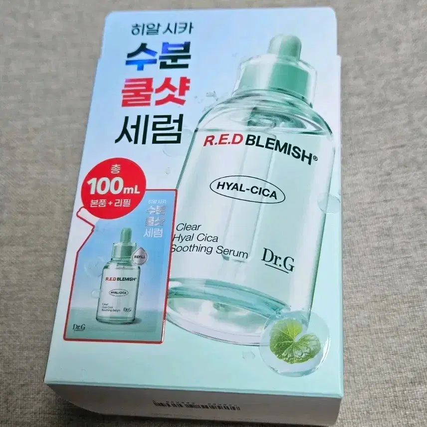 [BUNJANG] Dr.G Red Blemish Hyal Sickica Soothing Serum Special Set (50ml + 50ml Refill) / [1+1/수분진정] 닥터지 레드블레미쉬 클리어 히알시카수딩세럼 기획세트