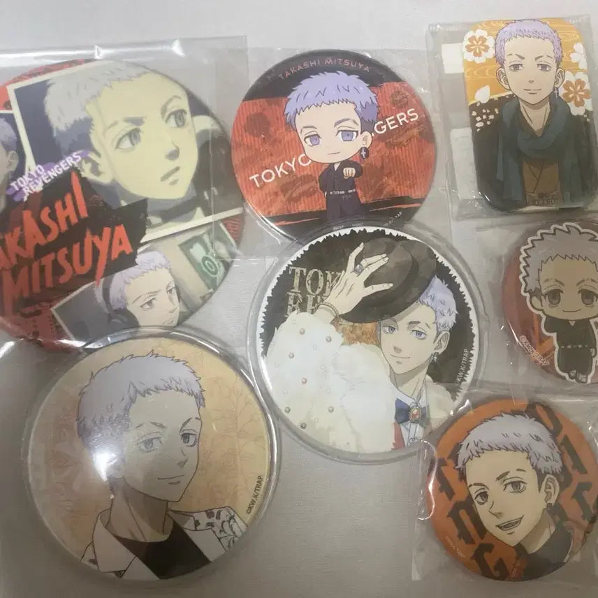 [BUNJANG] Tatsuya Mitsuya Bundle Set Can Badges / 도리벤 미츠야 타카시 캔뱃지 일괄