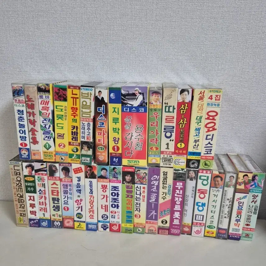 [BUNJANG] Trot Disco Cassette Tape Collection / 트로트 디스코 카세트 테이프 모음