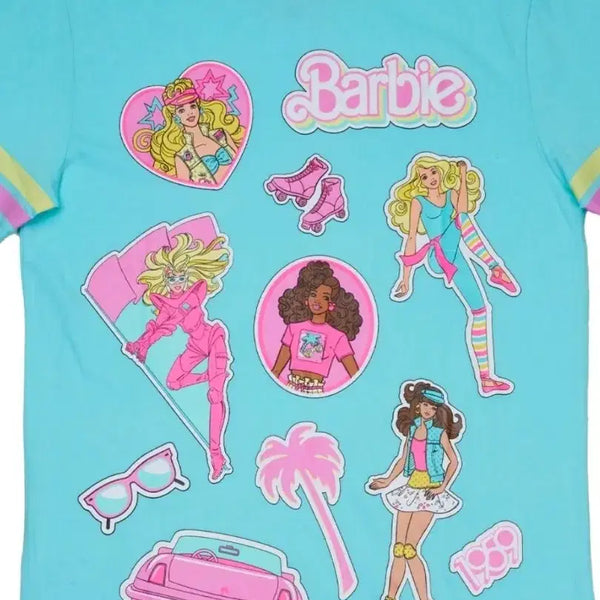 [BUNJANG] Barbie Graphic Print Pink T-Shirt / 바비 반팔 티셔츠 핑크 수입