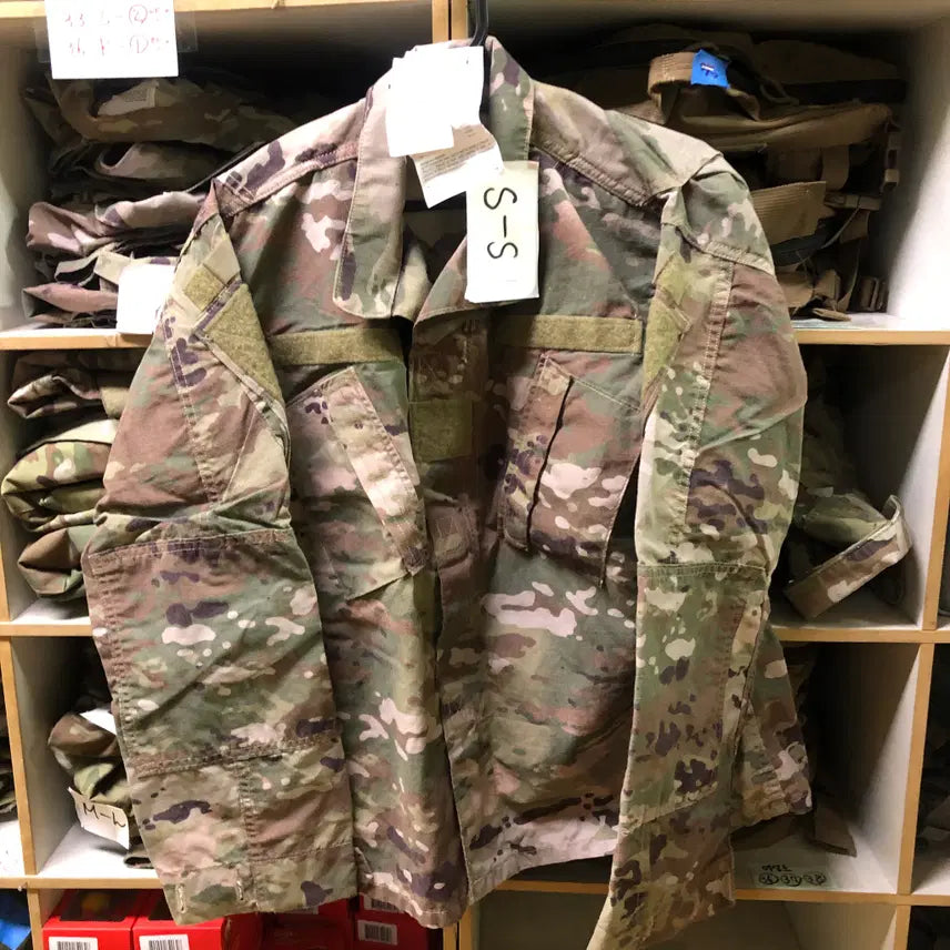 [BUNJANG] Original US Military OCP ACU Combat Uniform Top - Small-Short (New Old Stock) / [미군불하/새상품] 오리지널 멀티캠 OCP ACU 전투복 상의 S-S 7