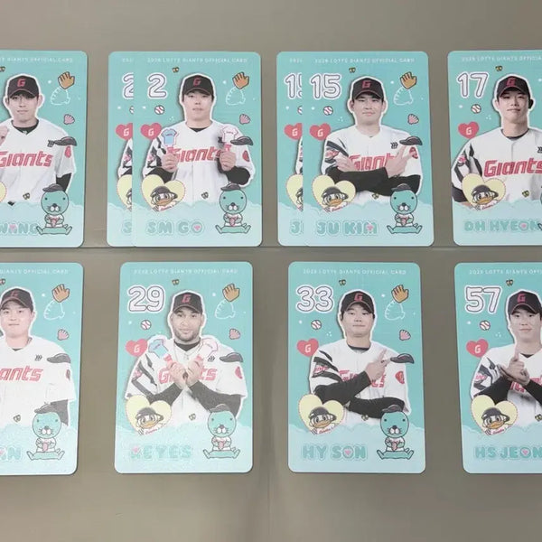 [BUNJANG] Lotte Giants Bonobono Photocard Set / 롯데 자이언츠 보노보노 포토카드 원가양도
