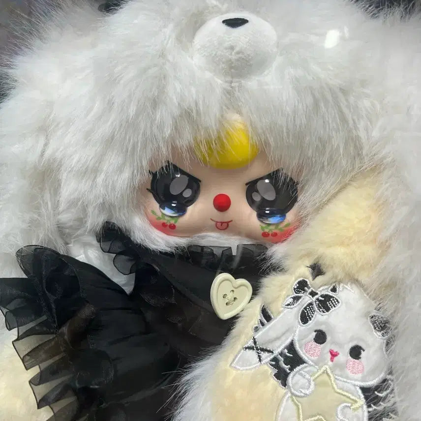 [BUNJANG] BabyThree Lily Rabbit v5 White & Black Doll / 베이비쓰리 릴리레빗v5 화이트블랙