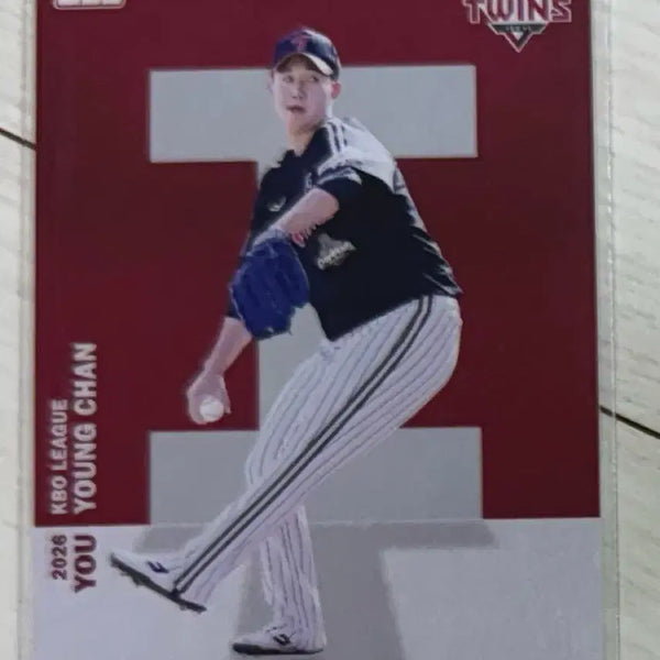[BUNJANG] LG Twins Yoo Young Chan 2026 KBO Alphabet Card / 2026 kbo lg트윈스 유영찬 알파벳카드