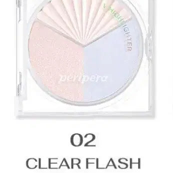 [BUNJANG] Peripera V Highlighter 02 Clear Flash / 페리페라 브이 하이라이터 02 클리어 플래쉬 봄웜 여쿨 갈웜 겨쿨 뮤트 라이트 브라이트 클리어 트루 딥