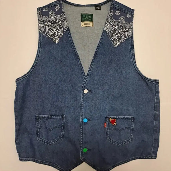 [BUNJANG] Levi's Collaboration Denim Vest Unisex / 리바이스(Levis) 데님 조끼, 베스트, VEST, 남여공용