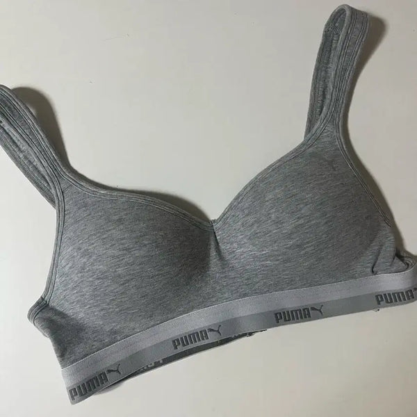 [BUNJANG] Puma Grey Sports Bra / 퓨마 그레이 스포츠브라