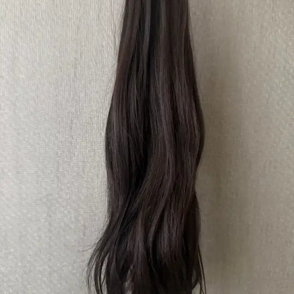 [BUNJANG] 20-inch Hair Extensions - Dark Brown / 붙임머리 20inch