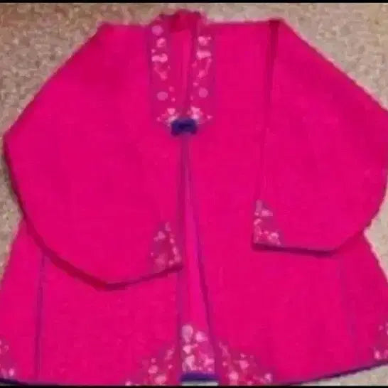 [BUNJANG] Pink Hanbok Half-Magoja / 반 마고자
