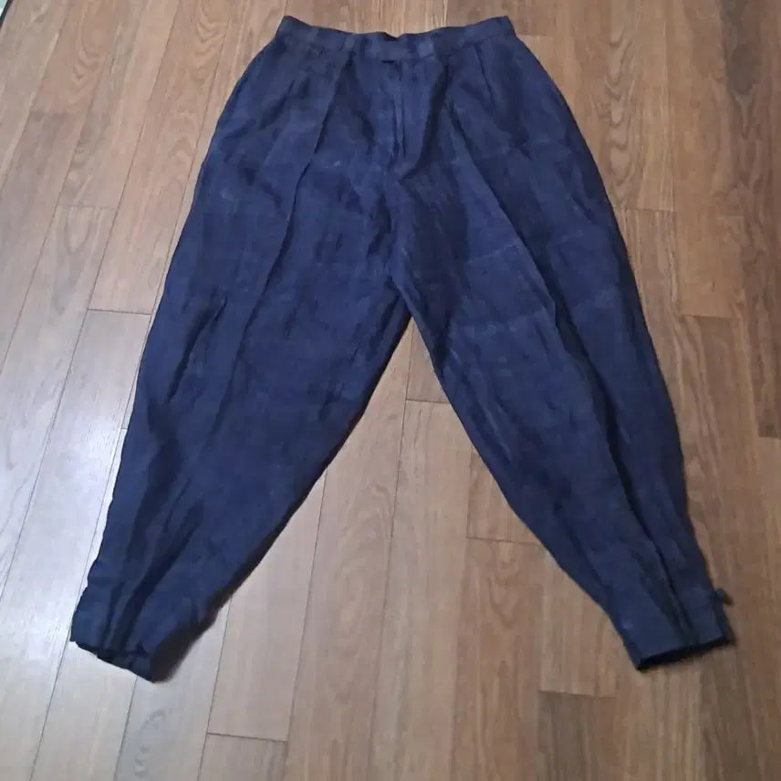 [BUNJANG] Mosi Linen Pants Navy / 모시 바지