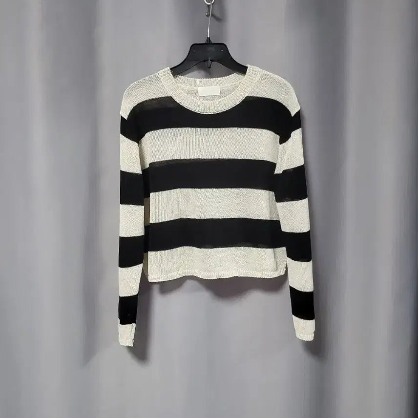 [BUNJANG] Thin Stripe Knit / 얇은 단가라 니트