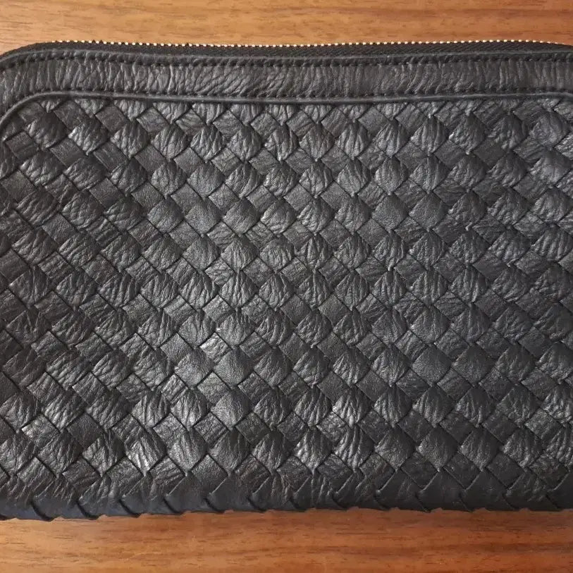 [BUNJANG] Black Leather Clutch Bag / 클러치백 블랙