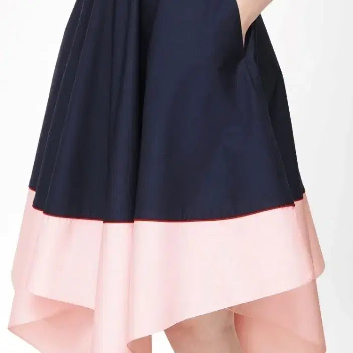 [BUNJANG] COS Colorblock Midi Skirt / 코스 핑크 배색 스커트