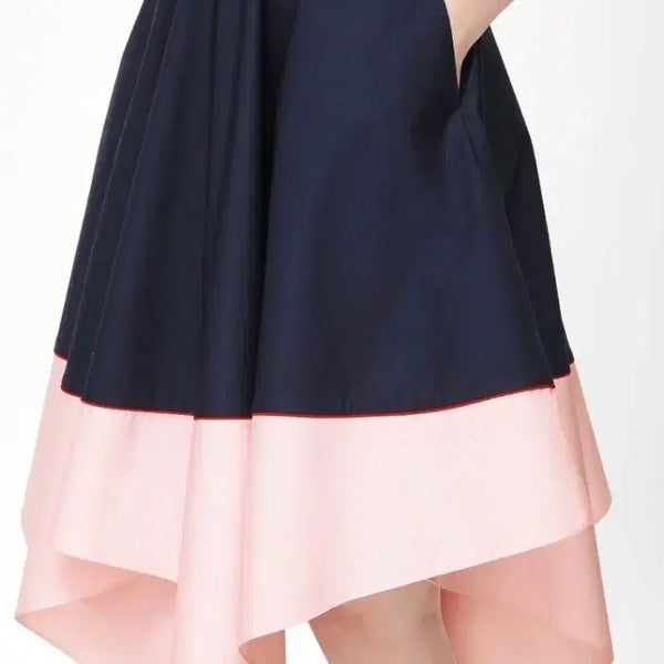[BUNJANG] COS Colorblock Midi Skirt / 코스 핑크 배색 스커트
