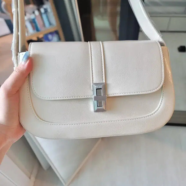 [BUNJANG] M.Jade Baguette Bag Crossbody Shoulder Bag Ivory / 엠제이드 m.jade 바게트백 크로스백 아이보리 숄더백