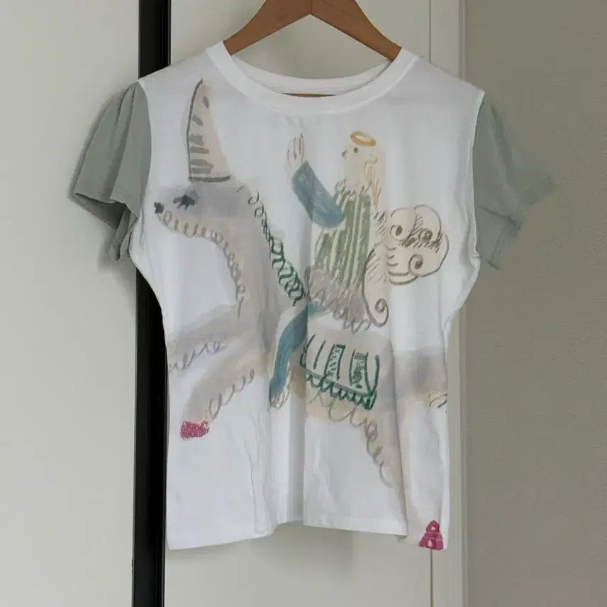 [BUNJANG] SINOON Unicorn Puff Tee / 시눈 유니콘 퍼프티