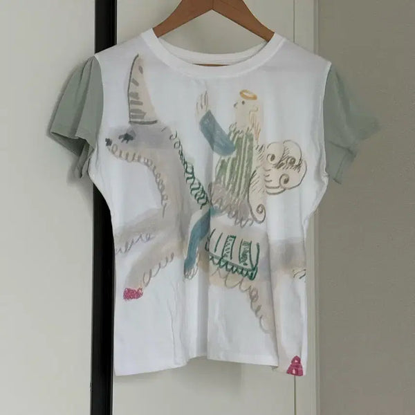 [BUNJANG] SINOON Unicorn Puff Tee / 시눈 유니콘 퍼프티